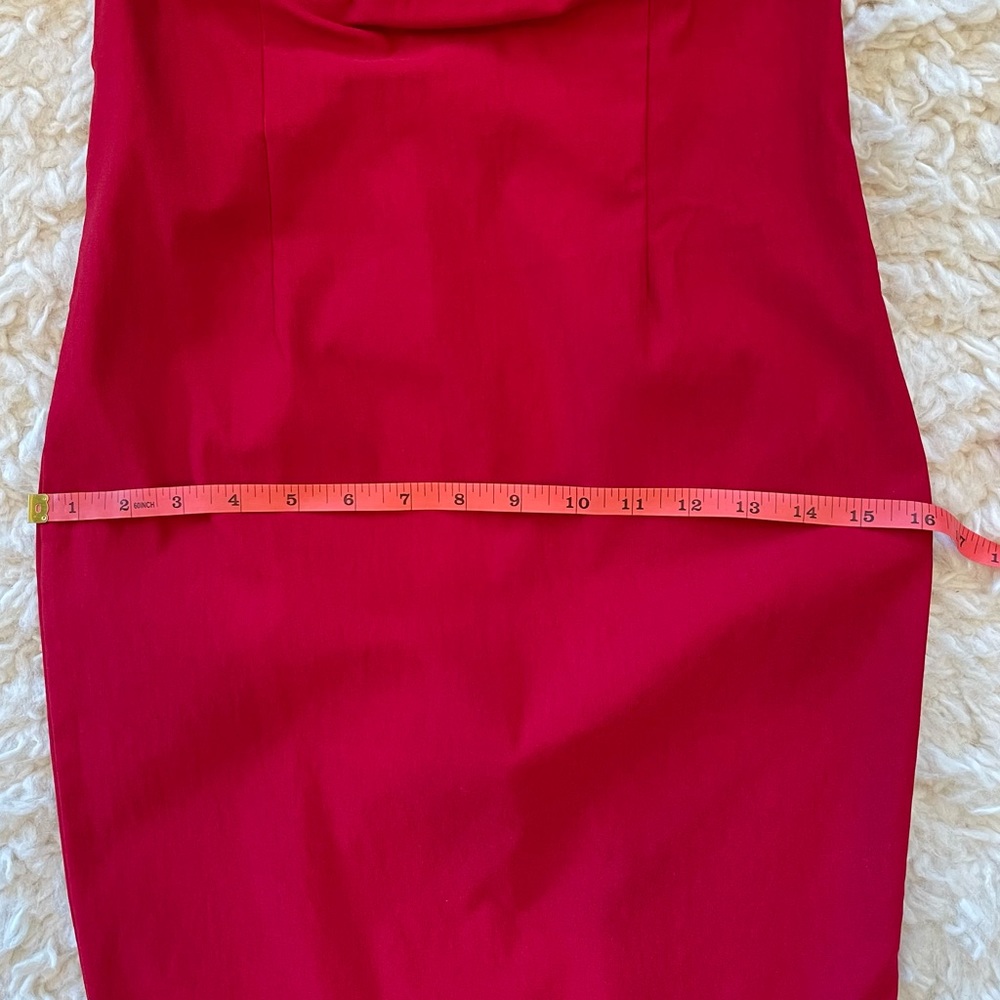 NWT Red fitted dress Juniors size Large - Picture 4 of 6